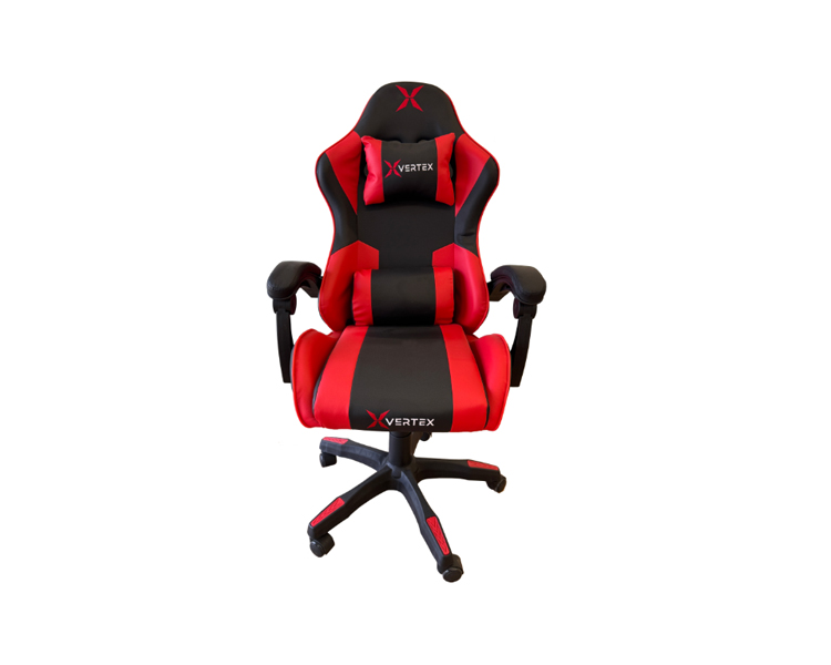 Gaming Chair: Vertex Noho Gaming Chair Black/Red PVC